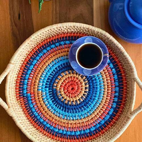 African Hasır Tepsi - Shinedesign