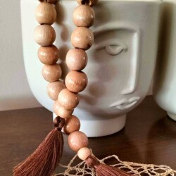 Serenity Ahşap Boncuklu Dekoratif Süs Tesbih - 3