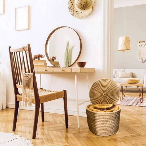 Ahşap Tabanlı Sepet - 5