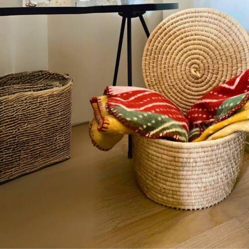 Ahşap Tabanlı Sepet - 6