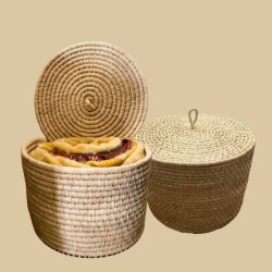 Ahşap Tabanlı Sepet - 1