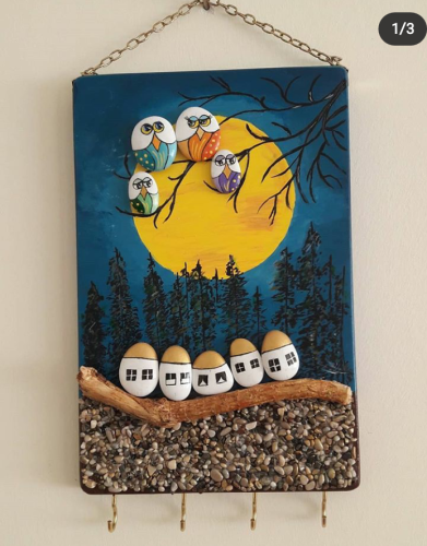 Aile Her Şeydir Duvar Anahtarlık