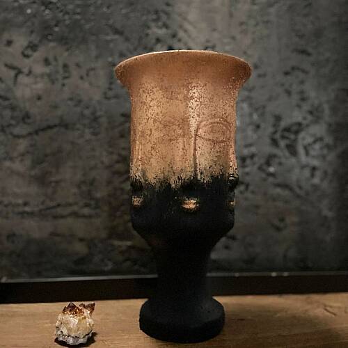 Ash Mask | El Yapımı Sanatsal Dekoratif Obje – Modern & Bohem Ev Dekoru (Form II)