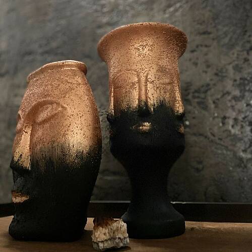 Ash Mask | El Yapımı Sanatsal Dekoratif Obje – Modern & Bohem Ev Dekoru (Form II) - 2