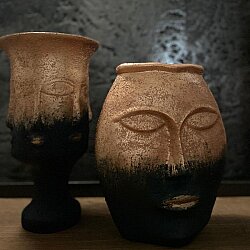 Ash Mask | El Yapımı Sanatsal Dekoratif Obje – Modern & Bohem Ev Dekoru (Form II) - 5