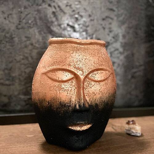 Ash Mask | El Yapımı Sanatsal Dekoratif Obje – Modern & Bohem Ev Dekoru (Form I) - 2