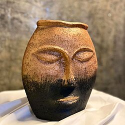 Ash Mask | El Yapımı Sanatsal Dekoratif Obje – Modern & Bohem Ev Dekoru (Form I) - 3