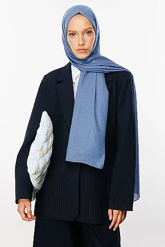 Bambu, Terletmeyen, Ütü İstemeyen Şal, Jakarlı, Kendinden Desenli - 22