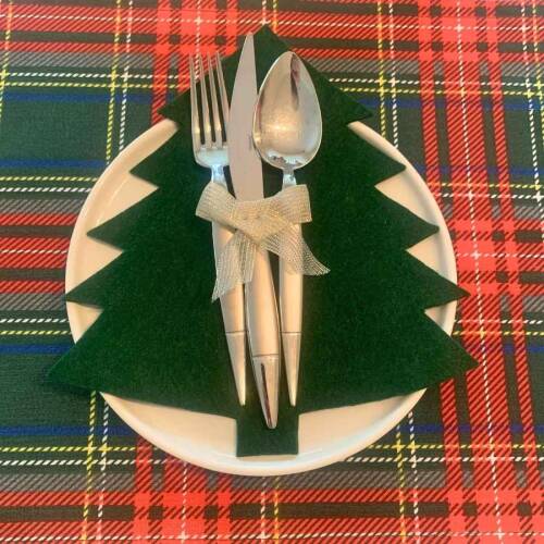 Keçe Çam ağacı kaşık sunumluk - 4