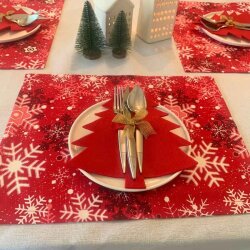 Keçe Çam ağacı kaşık sunumluk - 3