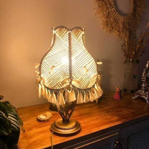 Çiçek Abajur Aydınlatma