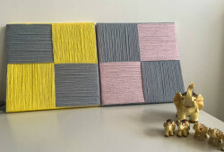 Dama Tahtası Duvar Dekoru 30X30 cm - 1