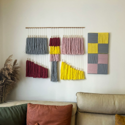 Dama Tahtası Duvar Dekoru 30X30 cm - 3