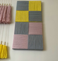 Dama Tahtası Duvar Dekoru 30X30 cm - 5