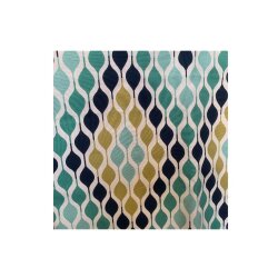 Limon Desen Duck Keten Runner, Kırlent Kılıfı Seti - 3