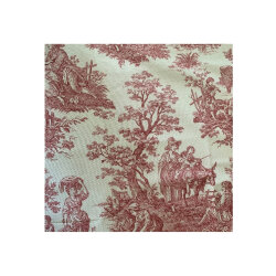 Limon Desen Duck Keten Runner, Kırlent Kılıfı Seti - 5