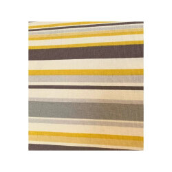 Limon Desen Duck Keten Runner, Kırlent Kılıfı Seti - 6