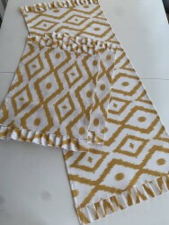 Duck Keten Sarı desen Runner set - 3