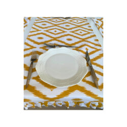 Runner, Amerikan servis Sarı Desen Duck Keten Set - 2