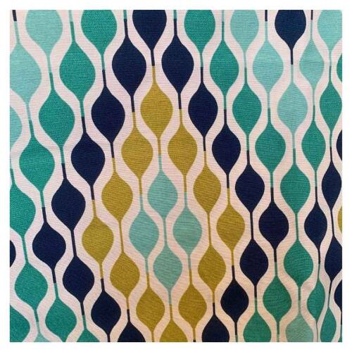 Sarı Desen Duck Keten Runner, Amerikan servis Setİ - 5