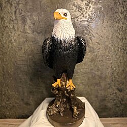 Eagle Soul | El Yapımı Sanatsal Dekoratif Heykel – Güç & Özgürlük Temalı Modern Ev Dekoru - 1
