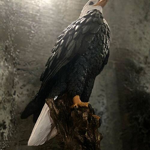 Eagle Soul | El Yapımı Sanatsal Dekoratif Heykel – Güç & Özgürlük Temalı Modern Ev Dekoru - 3