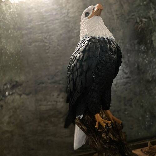 Eagle Soul | El Yapımı Sanatsal Dekoratif Heykel – Güç & Özgürlük Temalı Modern Ev Dekoru - 4