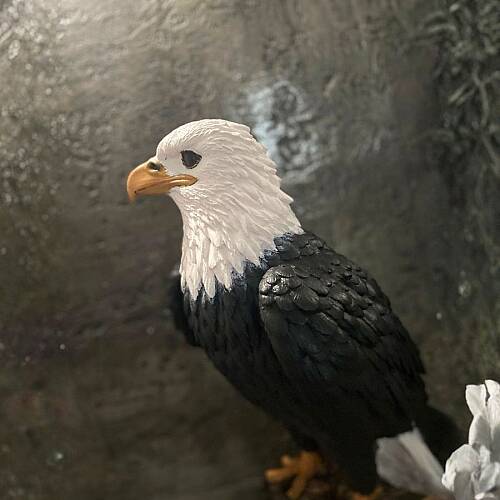 Eagle Soul | El Yapımı Sanatsal Dekoratif Heykel – Güç & Özgürlük Temalı Modern Ev Dekoru - 6