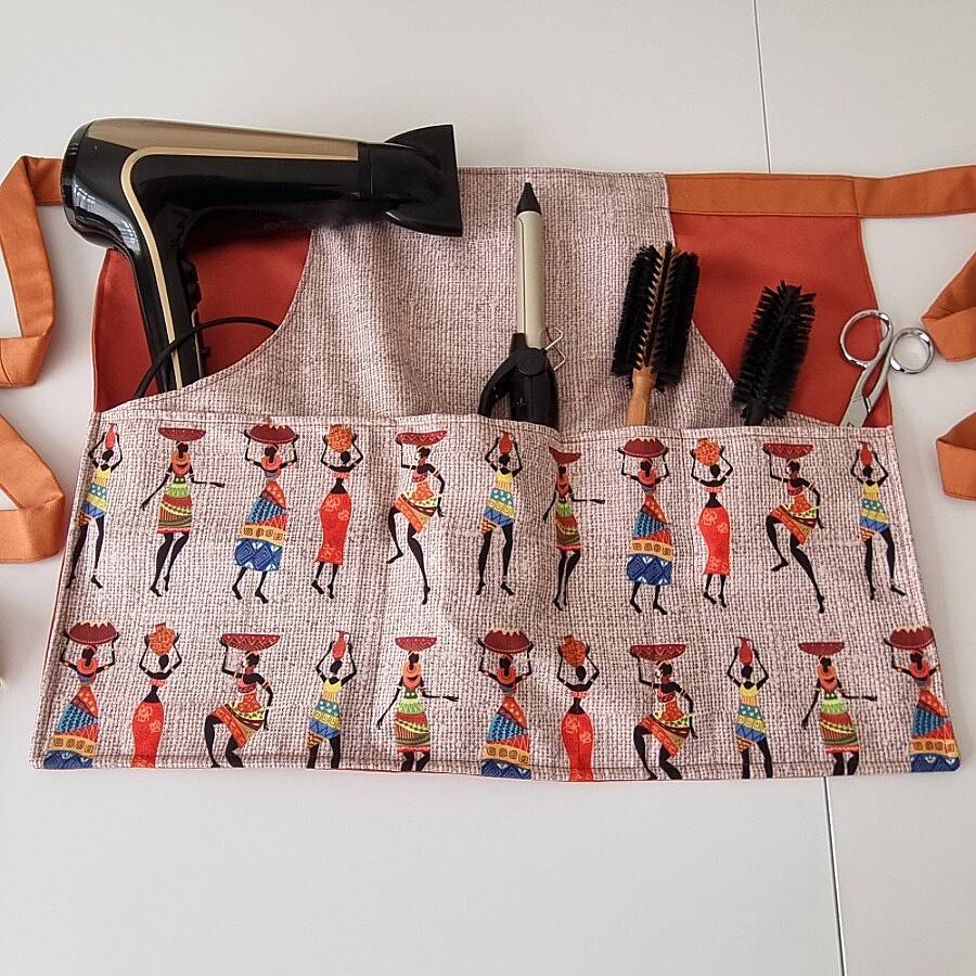 El Yapımı Cepli Bel Önlüğü | Terzi, Kuaför ve Mutfak İçin - 4