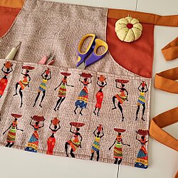 El Yapımı Cepli Bel Önlüğü | Terzi, Kuaför ve Mutfak İçin - 5