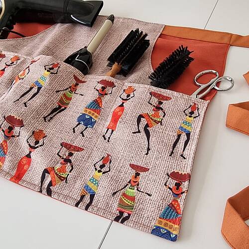 El Yapımı Cepli Bel Önlüğü | Terzi, Kuaför ve Mutfak İçin - 6