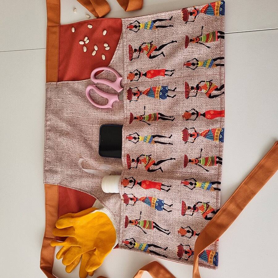 El Yapımı Cepli Bel Önlüğü | Terzi, Kuaför ve Mutfak İçin - 9