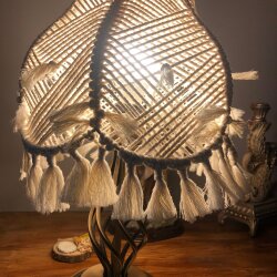 El Yapımı Makrome Abajur & Masa Lambası - 2