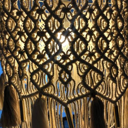 El Yapımı Makrome Avize - 2