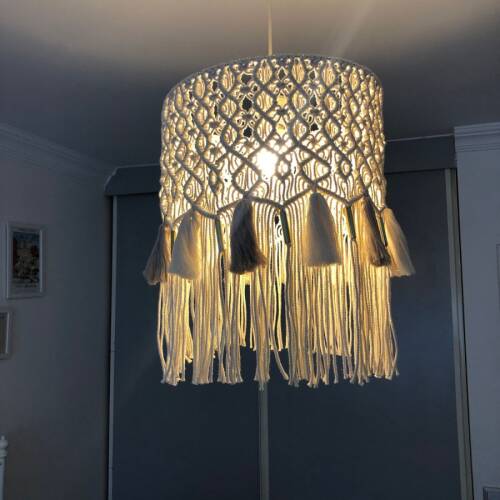 El Yapımı Makrome Avize - 3