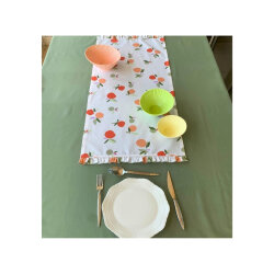Elma desen Masa örtüsü Amerikan servis seti - 3