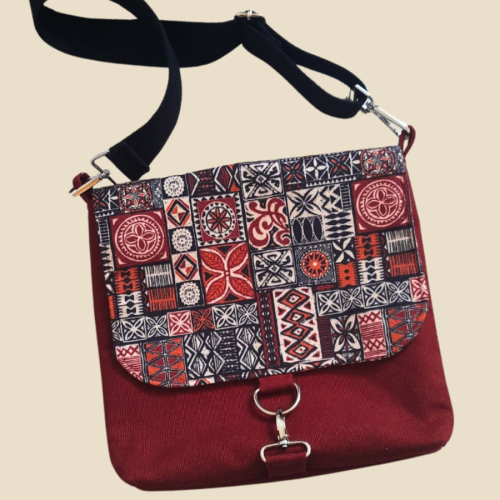 Etnik Desen Çapraz Çanta 