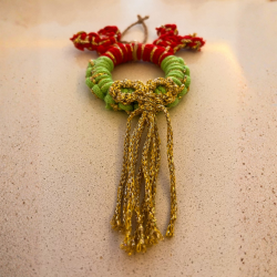 Geyik Motifli Yılbaşı Ağacı Süsü - 2'li - 3