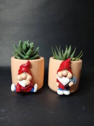 Gnome Saksı Ve Kalemlik - 2