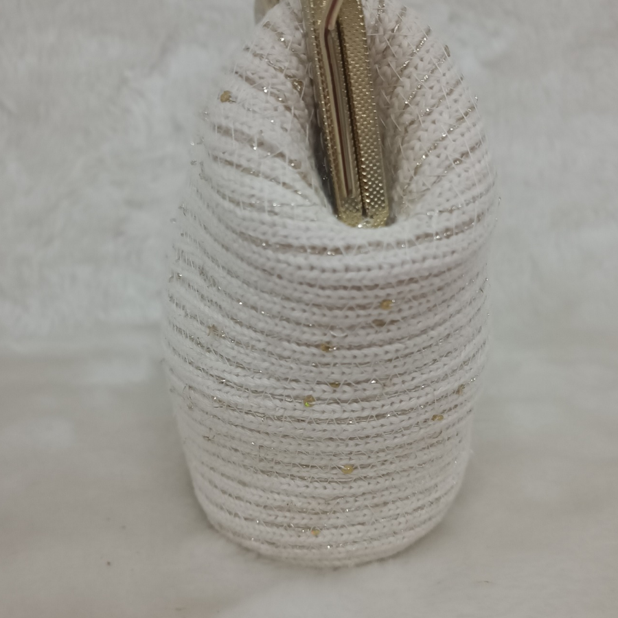 Gold metal burslu el çantası - 2