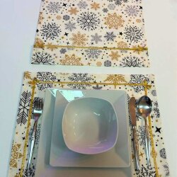 Gold şeritli yıldız desen Runner, Amerikan servis set - 2