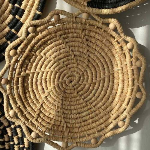 Güneş Hasır Tabak - Shinedesign