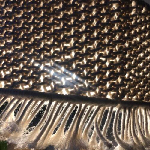 Hasır  Makrome Avize - 2