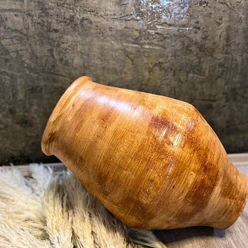 Honey | Büyük Boy Dekoratif Toprak Küp Vazo Bohem Salon Dekoru