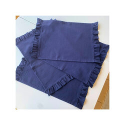 Amerikan servis İndigo Duck Keten set - 2