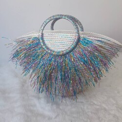 Işıltı Serisi Metalik Renkli Degradeli El Çantası - 1