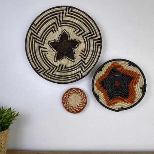 Janus- Hasır Duvar Tabağı - Sodecoration