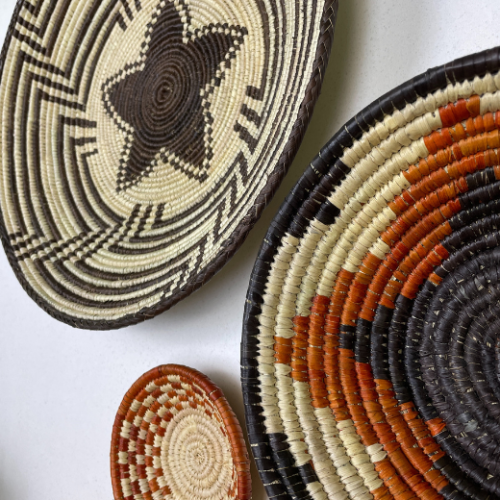 Janus- Hasır Duvar Tabağı - 3