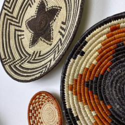 Janus- Hasır Duvar Tabağı - 3