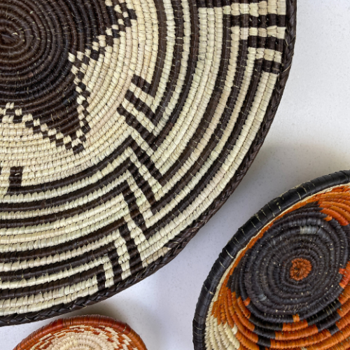 Janus- Hasır Duvar Tabağı - 2